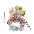 Clear Bean Bag Stuffed Animal Storage Chair for Kids Toy Storage Chair Babs B Toys not included