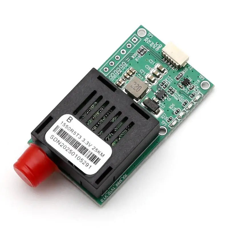 TTL Fiber Optic Transceiver Module 5.5-26V FPV Drone 25-100KM Optical Transceiver Module Babs B