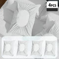 4pcs Soft Disposable Travel Pillowcases – Hotel & Camping Travel Pillowcase Set Babs WHITE4pcs 50×80cm