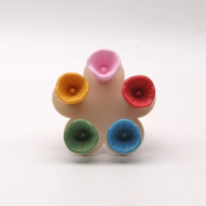 Flower Shape Bee Drinking Fountain & Resin Water Feeder Bee Water Feeder Babs Colorful