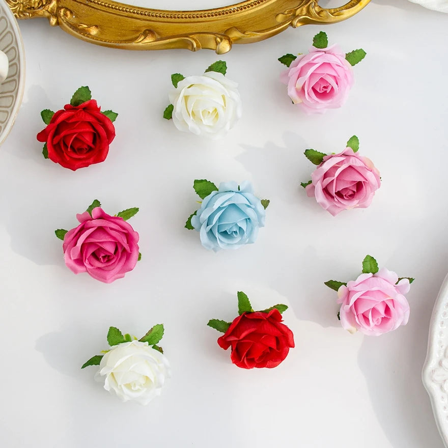 Silk Rose Heads Artificial Flowers – Wedding, Home & DIY Crafts Artificial Silk Flowers Babs