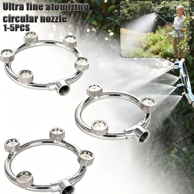 High Pressure Atomizing Nozzle Ultra Fine Spray Tips for Garden Garden Spray Nozzle Babs