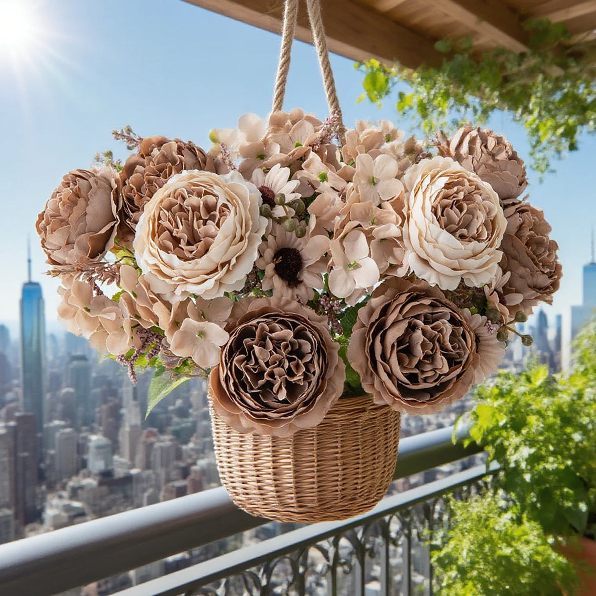 Silk Persian Peony Artificial Flowers for Wedding & Home Decor Artificial Silk Flowers Babs