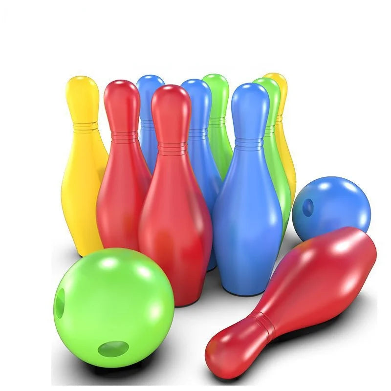 Kids Plastic Bowling Set – Indoor & Outdoor Party Game, Ages 3–12 Kids Bowling Set Babs