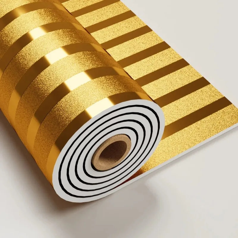Self-Adhesive Brick Wallpaper Roll 40cm×3m – Metallic Modern Look Peel & Stick Wallpaper Babs