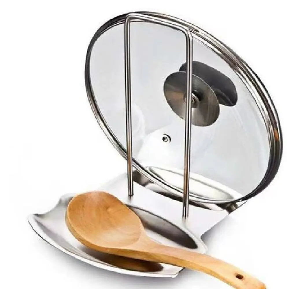 Stainless Steel Pot Lid Holder & Kitchen Storage Rack Organizer Kitchen Storage Rack Babs