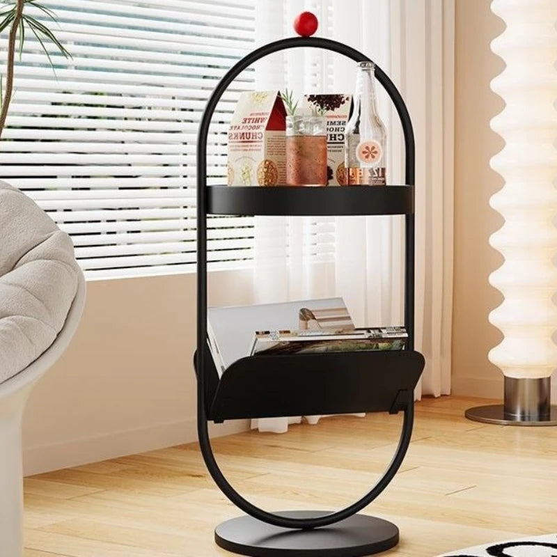Nordic Metal Coffee Table with Storage | Modern Side Table Coffee Side Table Babs
