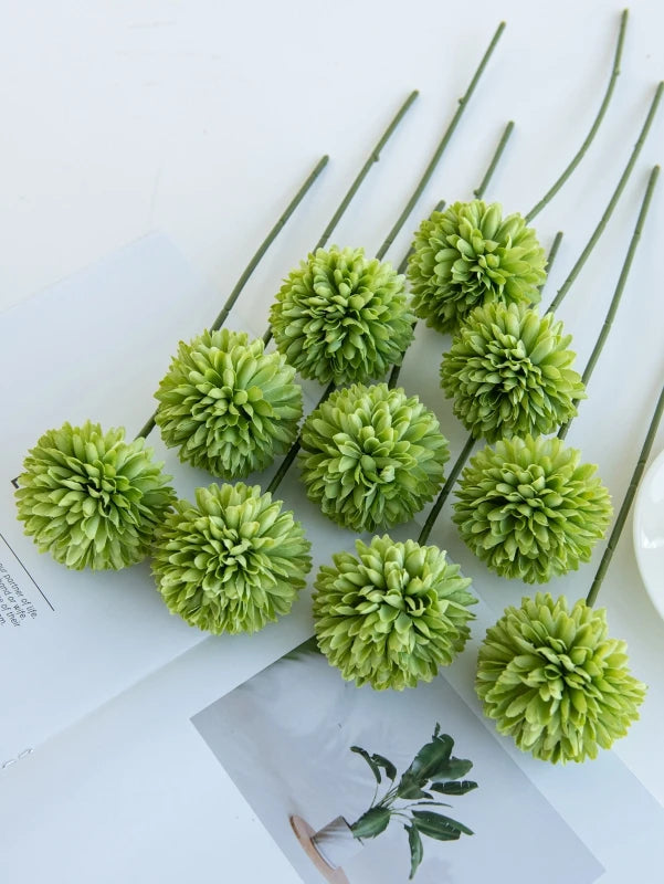 Silk Hydrangea Artificial Flowers – Wedding & Home Decor 5/10pcs Artificial Silk Flowers Babs color 10 5 pcs