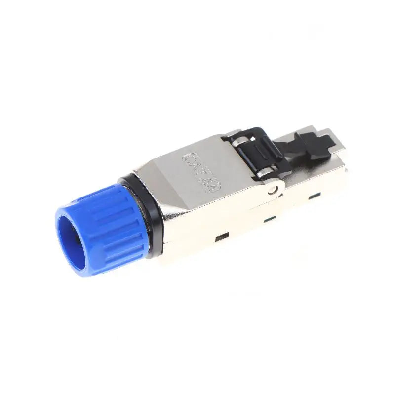 Toolless Shielded CAT5E Ethernet Plug – 22–26AWG, No Crimp Ethernet Plug Connector Babs CAT6A