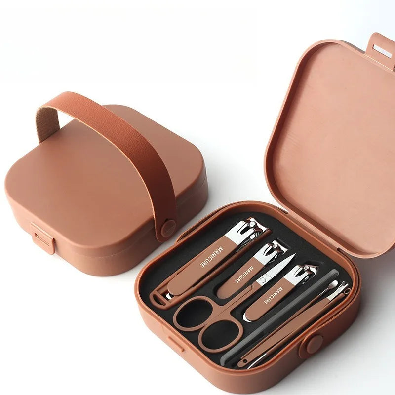 8-Piece Stainless Steel Nail Clipper Set – Anti-Splash Kit Nail Clipper Set Babs