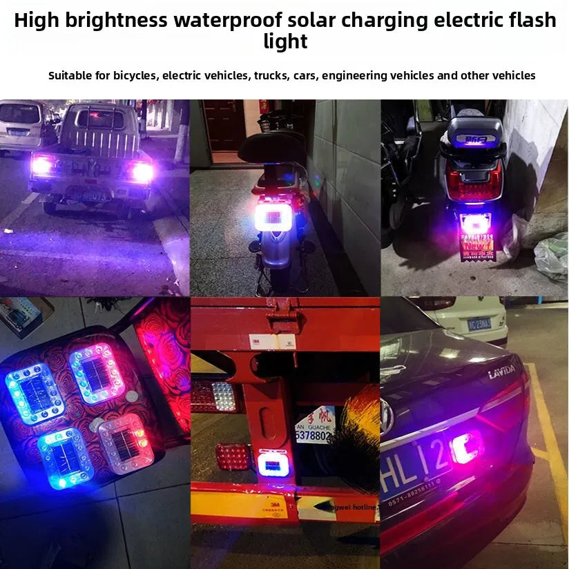 Solar Car Warning Light Flashing Lamp – Strong Magnetic Base Car Warning Light Babs