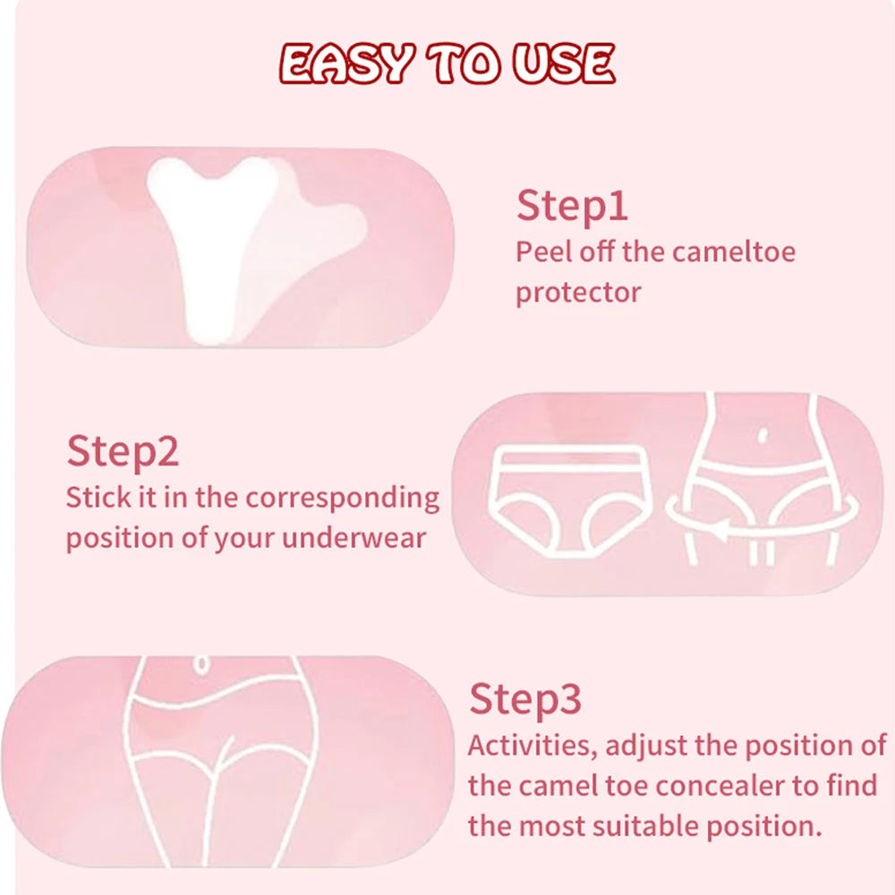 Silicone Camel Toe Concealer Pad – Reusable Invisible Cover Intimates Accessory Babs