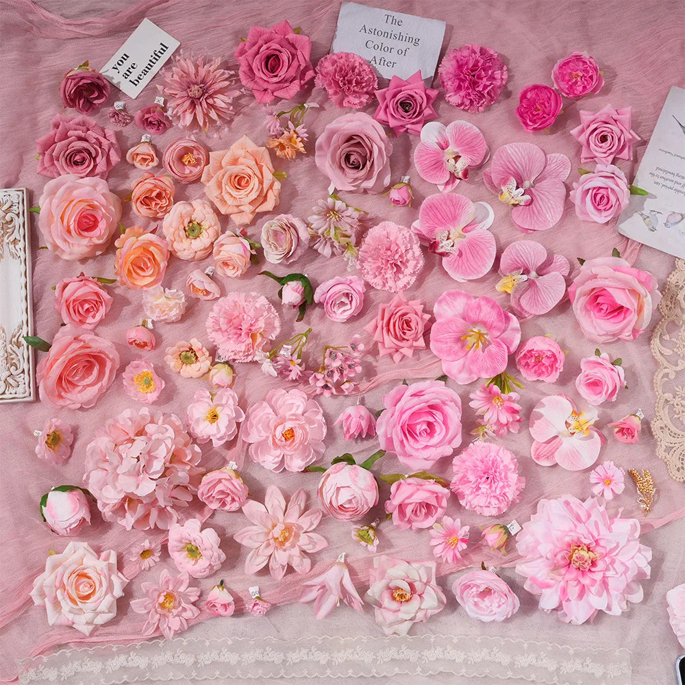 Pink Silk Artificial Hydrangea Flowers – Wedding & Home Décor Artificial Silk Flowers Babs