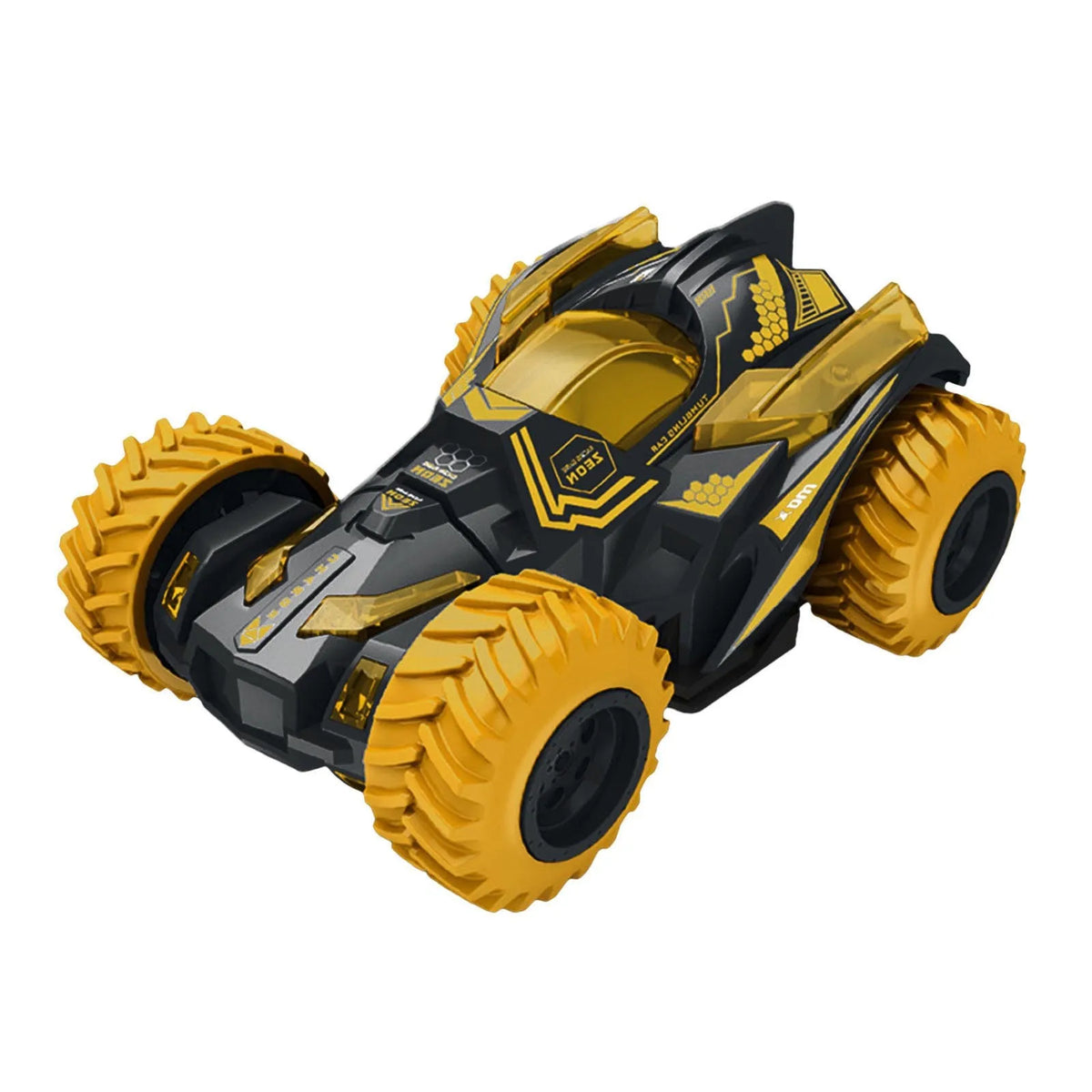 Kids 4WD Inertia Stunt Car – 360° Flip Off-Road Toy Vehicle Stunt Toy Car Babs Gray