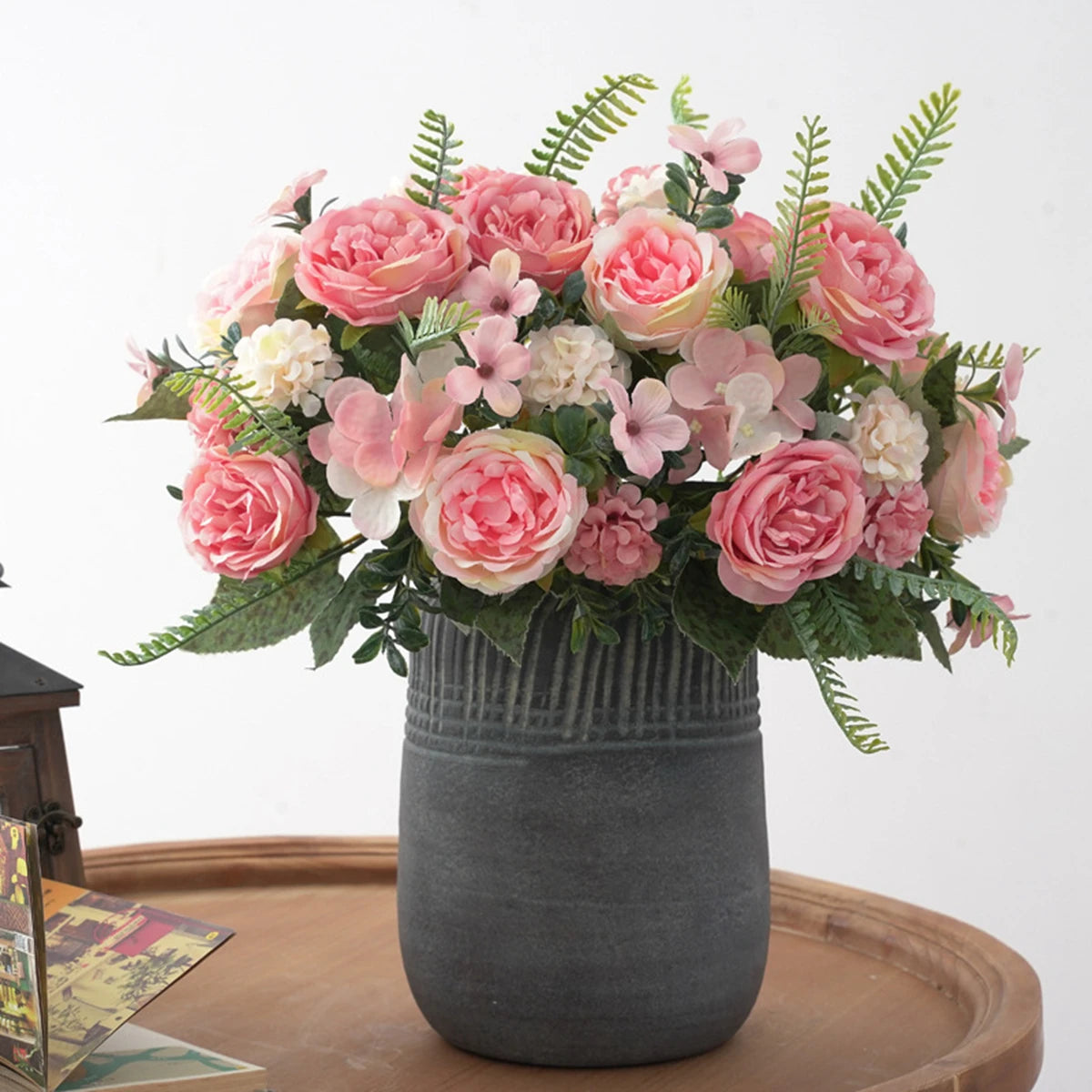Silk Peony Artificial Flower Bouquet – Wedding & Home Decor Artificial Flower Bouquet Babs