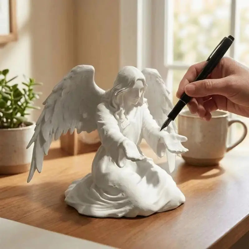 3D Printed Angel Pen Stand & Desktop Organizer | Gift Idea Desktop Pen Organizer Babs