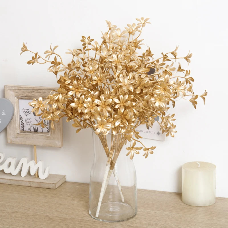 Artificial Maple Leaf & Eucalyptus Stems – Faux Floral Décor Artificial Plant Stems Babs
