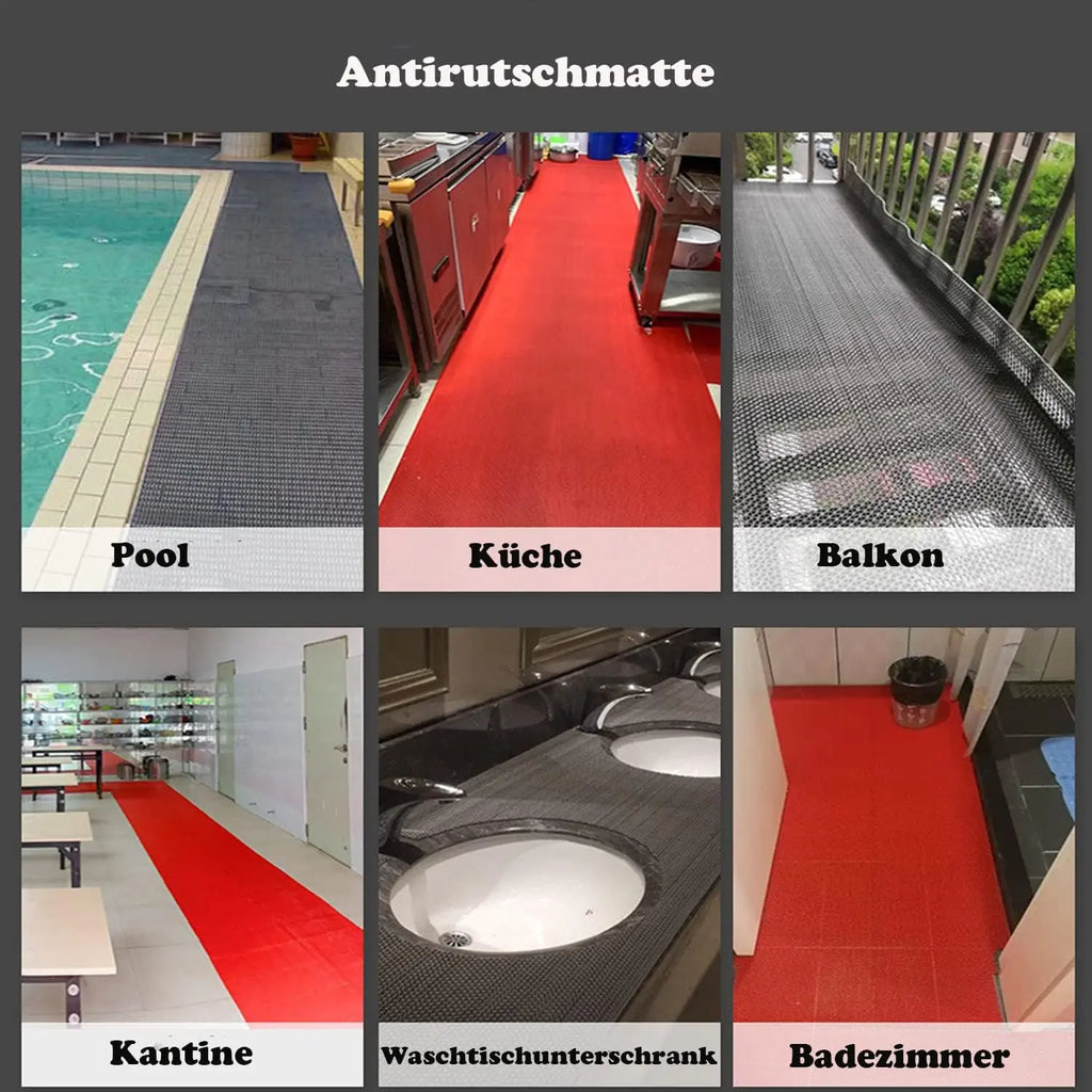 PVC Hollowed-Out Non-Slip Floor Mat – Waterproof Bath & Kitchen Non-Slip Floor Mat Babs