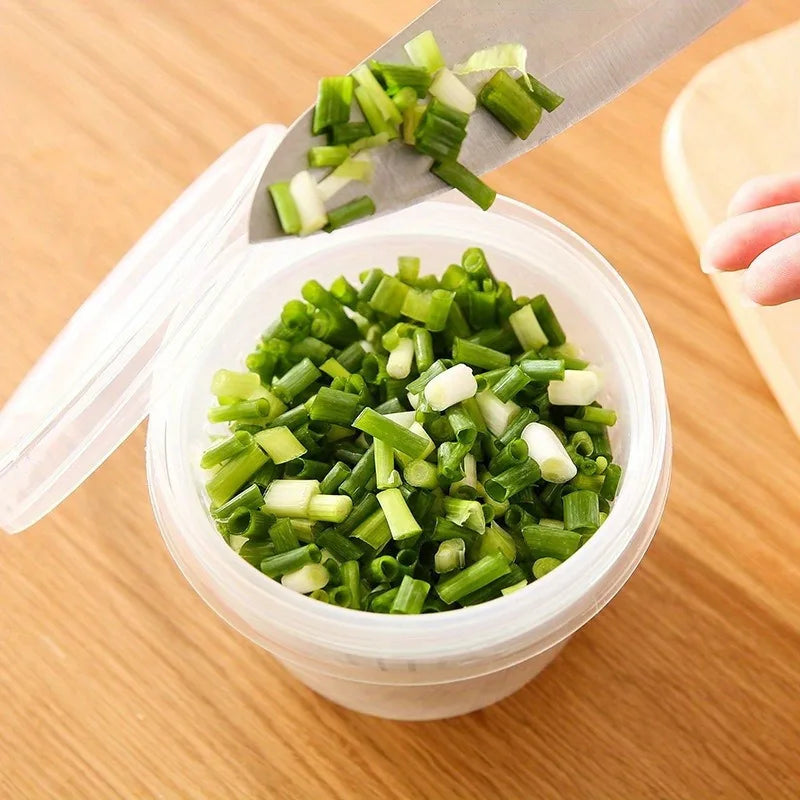 Double-Layer Onion & Garlic Fridge Storage Box | Food Keeper Food Storage Container Babs