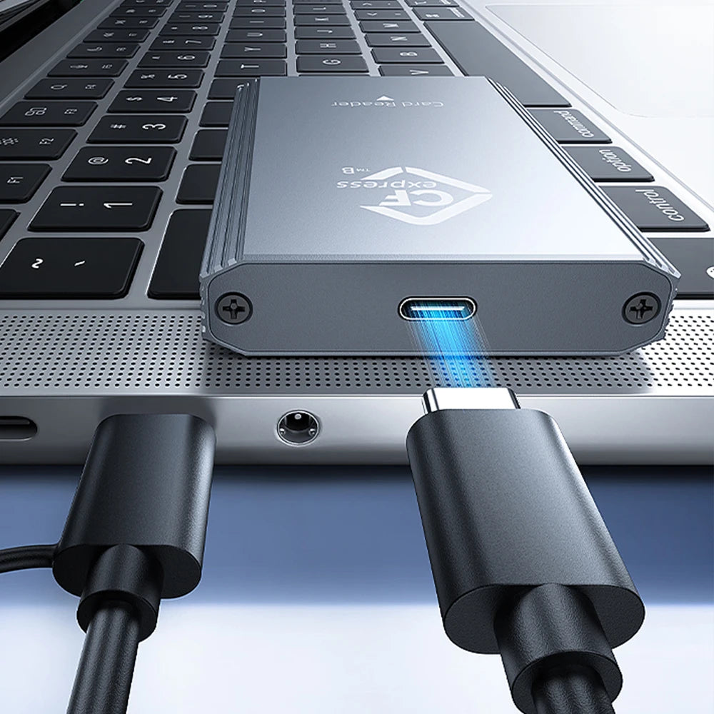 KEBIDUMEI CFexpress Type B Card Reader USB 3.2 10Gbps Adapter CFexpress Card Reader Babs