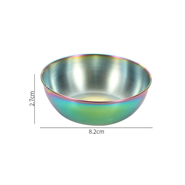 Stainless Steel Sauce Dipping Bowl | Seasoning Dish Sauce Dipping Bowl Babs color