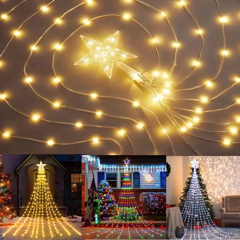 Solar LED Christmas String Lights – Outdoor Star Décor 2025 Solar Christmas Lights Babs