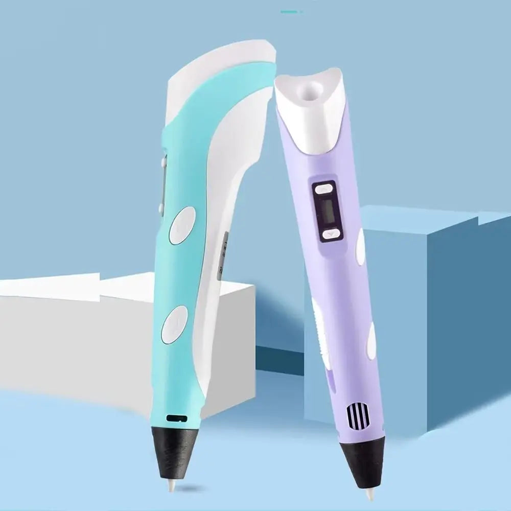 USB 3D Printing Pen | LED Display, PLA Filament, Adjustable Speed 3D Drawing Pen Babs