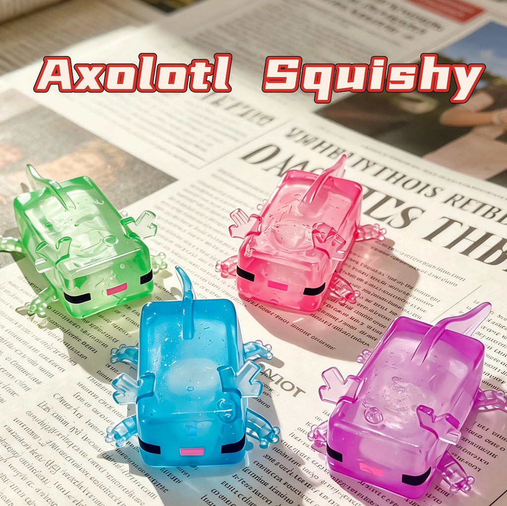Axolotl Squishy Squeeze Toy – Slow Rebound Fidget & Gift Squishy Fidget Toy Babs