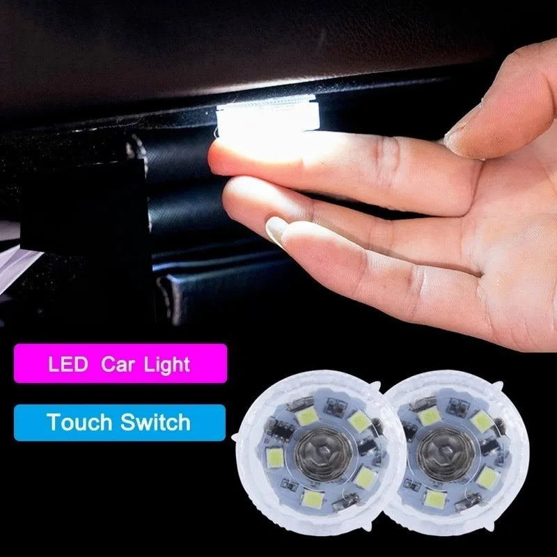 Car Mini LED Touch Light – Wireless Ambient Interior Lamp Car Interior Light Babs