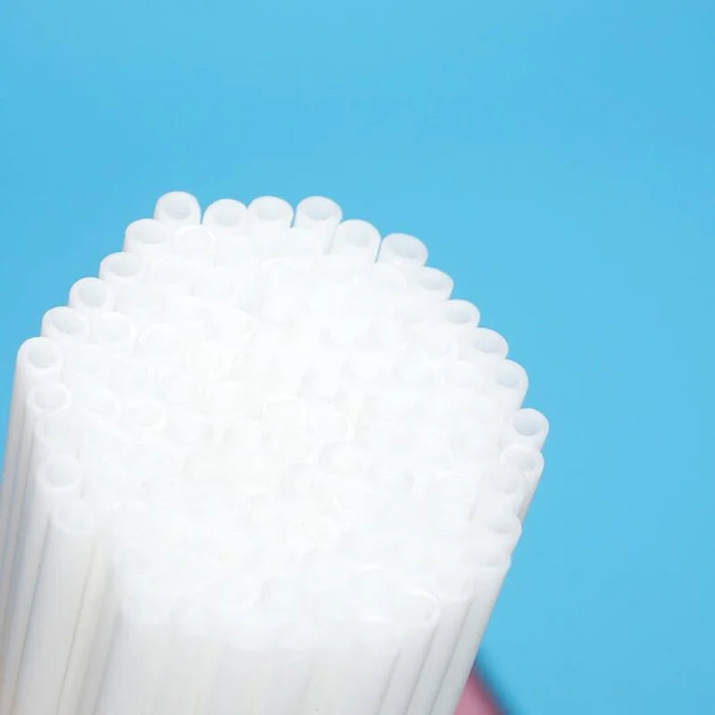 200pcs White Plastic Lollipop Sticks for Cake Pops & Candy Lollipop Baking Sticks Babs