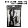 240W USB-C Fast Charging Adapter with Foldable Phone Stand USB-C Charging Adapter Babs A5