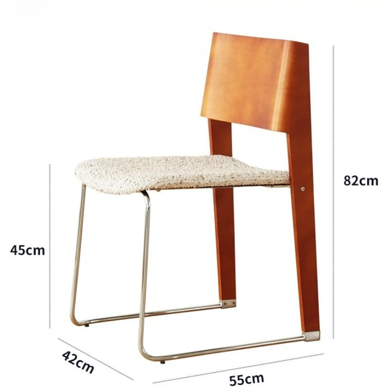 Nordic Solid Wood Dining Chair – Modern Minimalist Luxury Dining Chair Babs