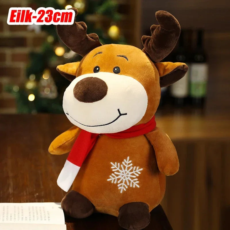 Santa Claus Plush Doll – Snowman & Reindeer Christmas Toy Christmas Plush Doll Babs Eilk 23cm