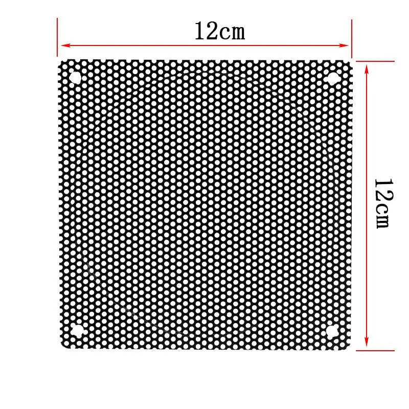 120mm Metal PC Case Fan Dust Filter Mesh – 2Pcs | HUXUAN PC Fan Dust Filter Babs