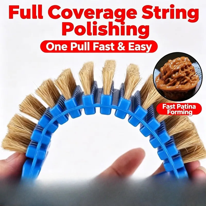 Foldable Fish Bead Polishing Brush – Boar & Nano Bristle Bead Polishing Brush Babs