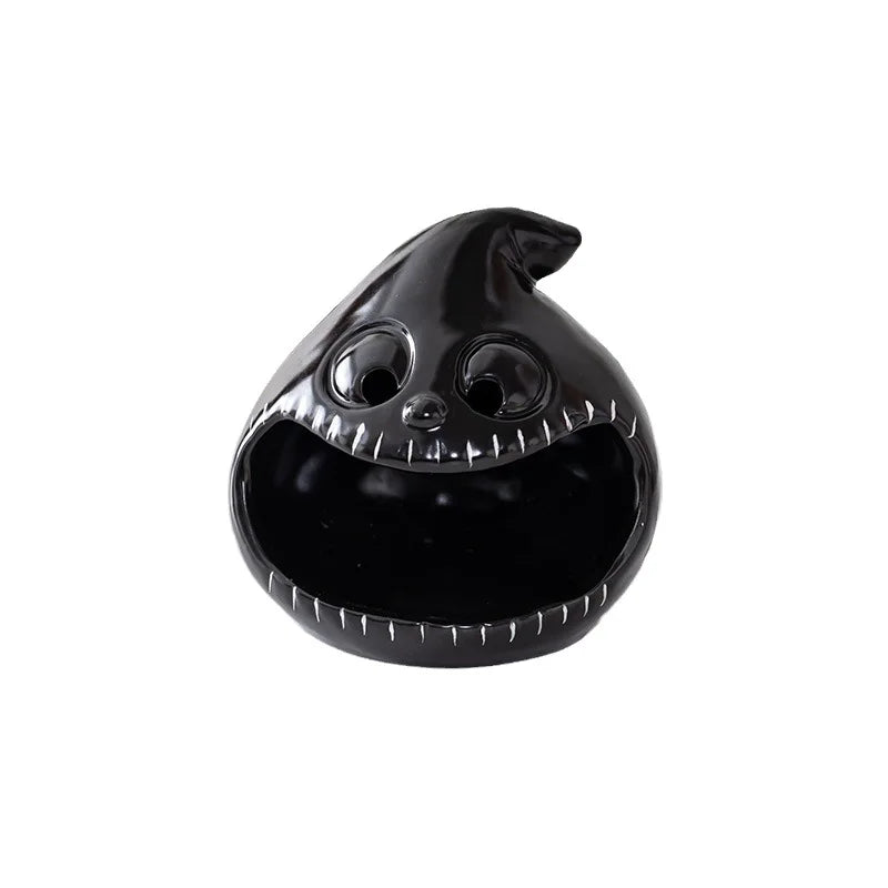 Halloween Ceramic Ghost Candlestick – Pumpkin Bat Candle Holder Ceramic Candle Holder Babs