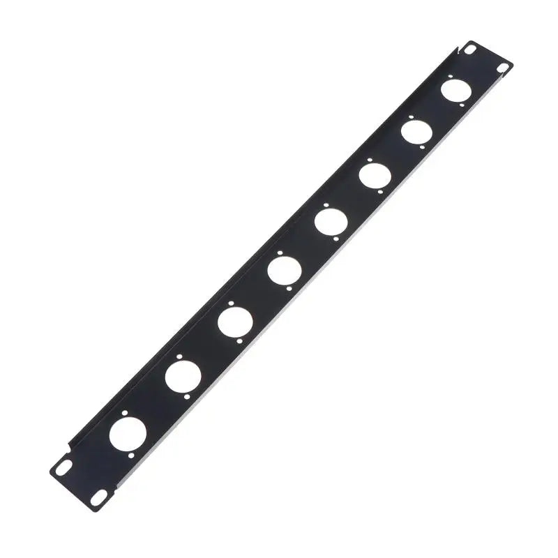 1U Rack Patch Panel 4–16 Way XLR Connector Mount | HUXUAN Audio Rack Patch Panel Babs 8 holes