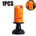 Pumpkin Flameless LED Candle Light – Halloween Party Decor Flameless LED Candle Babs 1PCS