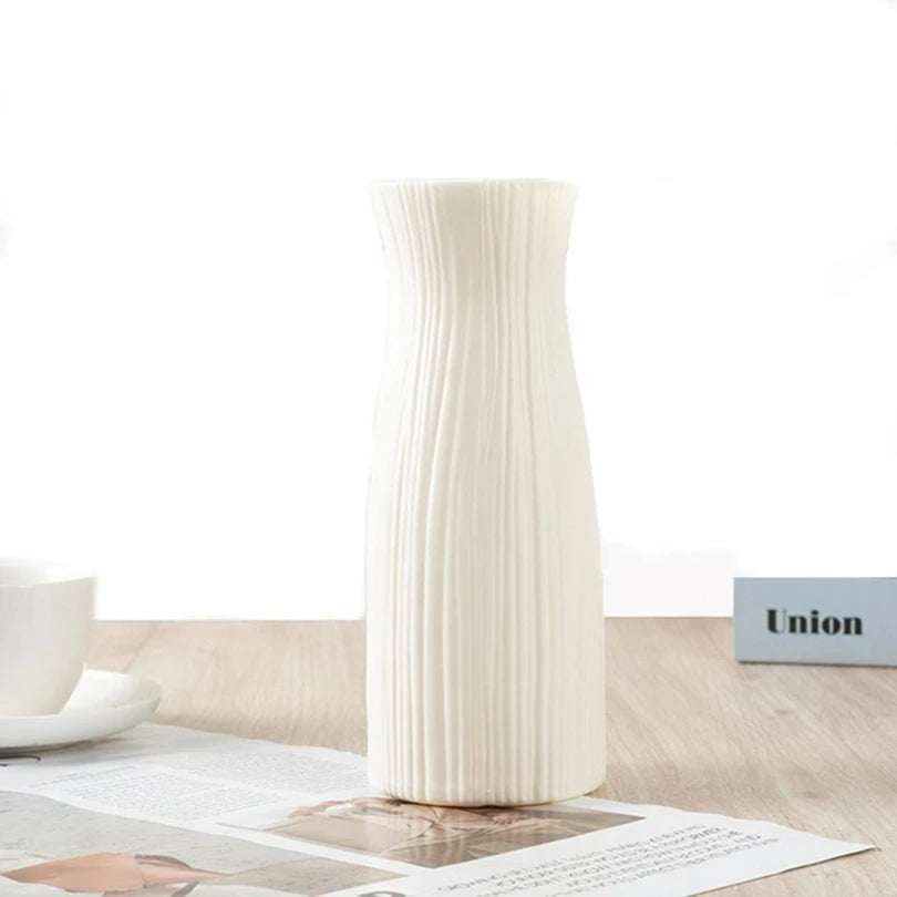 Plastic Imitation Ceramic Vase – Wedding, Home & Party Décor Decorative Vase Babs