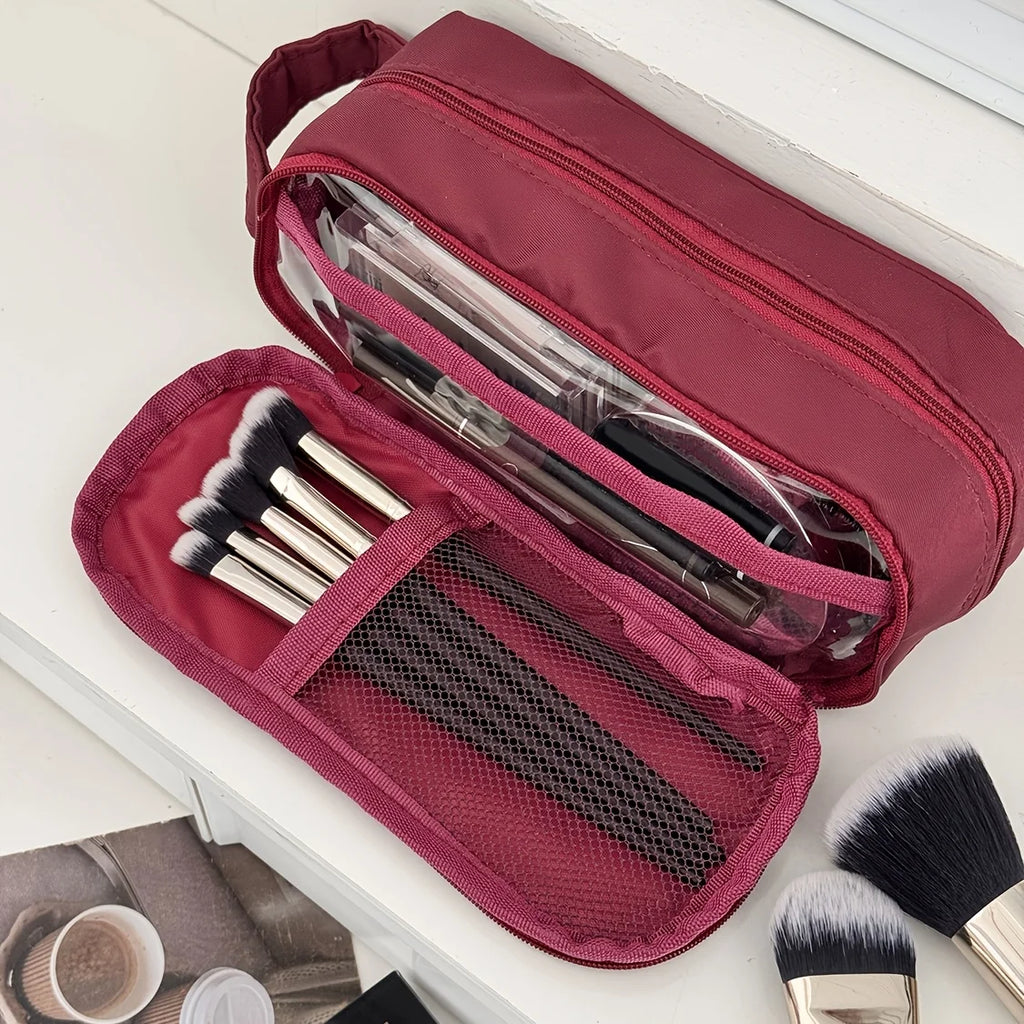 Large Capacity Travel Makeup Bag Organizer with Handle Travel Cosmetic Bag Babs