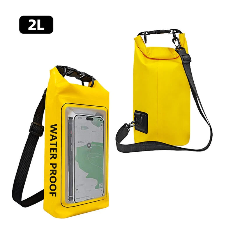 Waterproof Dry Bag 2L 5L Touch Screen PVC Outdoor Backpack Waterproof Dry Bag Babs 2L Y
