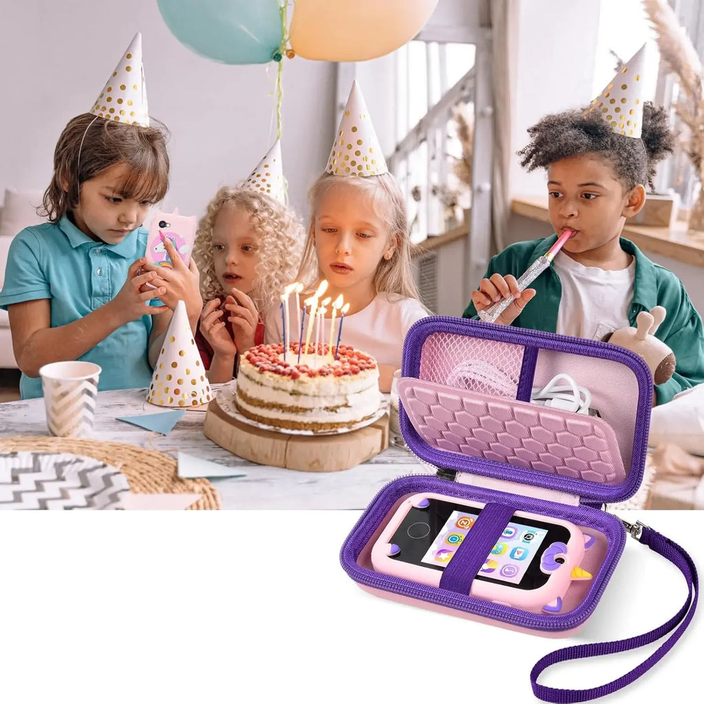 Kids Toy Smartphone Case – PU Protective Bag for Play Phones Toy Phone Case Babs