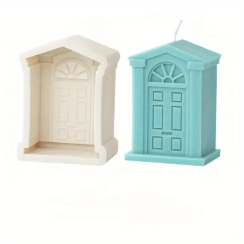 European Church Window Silicone Mold – DIY Candle Resin Plaster Silicone Craft Mold Babs