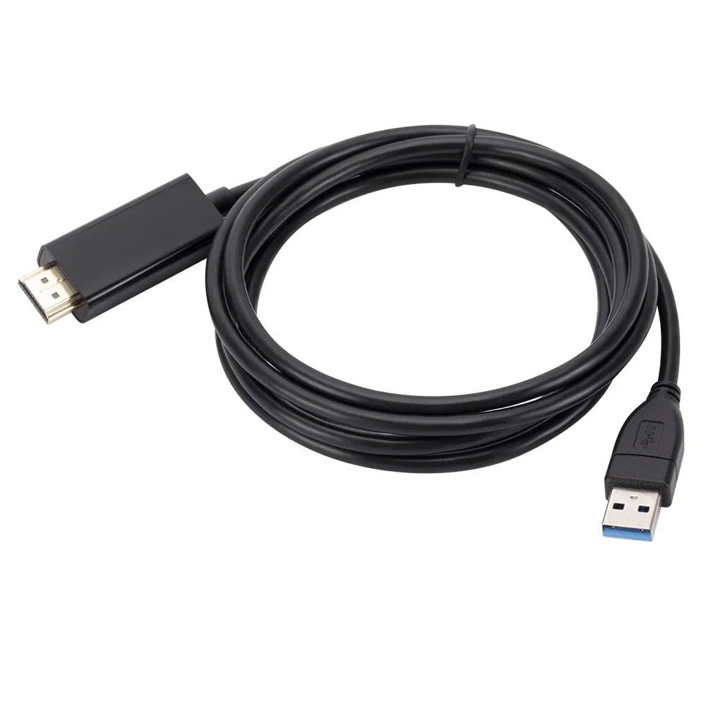 USB 3.0 to HDMI Adapter Cable 1080P HD 1.8M – PC & Laptop USB to HDMI Adapter Babs 1.8M