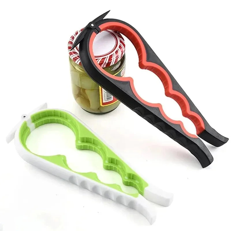 4-in-1 Multifunctional Can & Bottle Opener | Anti-Slip Grip Bottle & Can Opener Babs