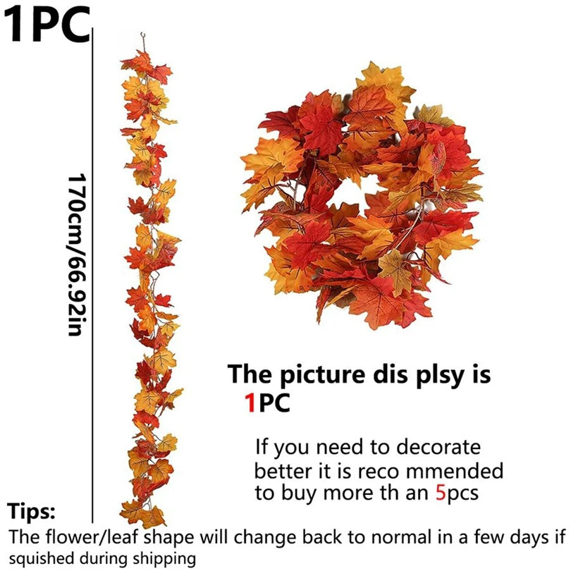Artificial Leaf Vine Garland – Wedding & Home Garden Décor Artificial Vine Garland Babs