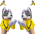 Husky Boxing Dog Hand Puppet Plush Toy – Interactive Fun Gift Hand Puppet Toy Babs 2pcs