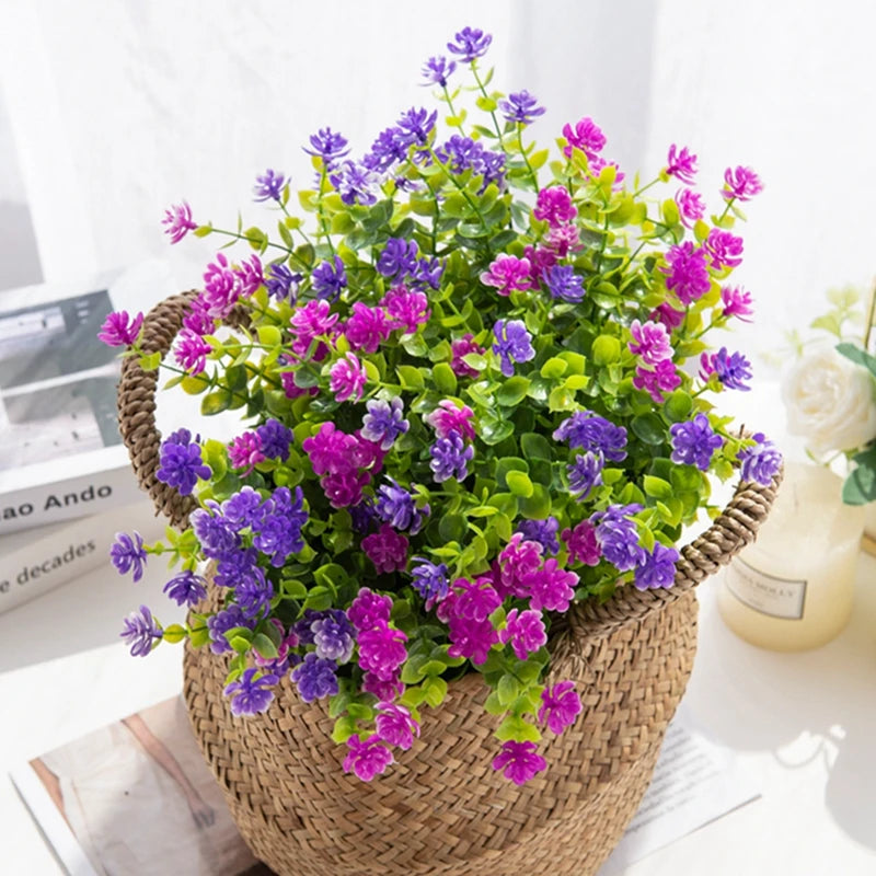 Artificial Eucalyptus Stems Fake Plastic Flowers Home Decor Artificial Flower Stems Babs