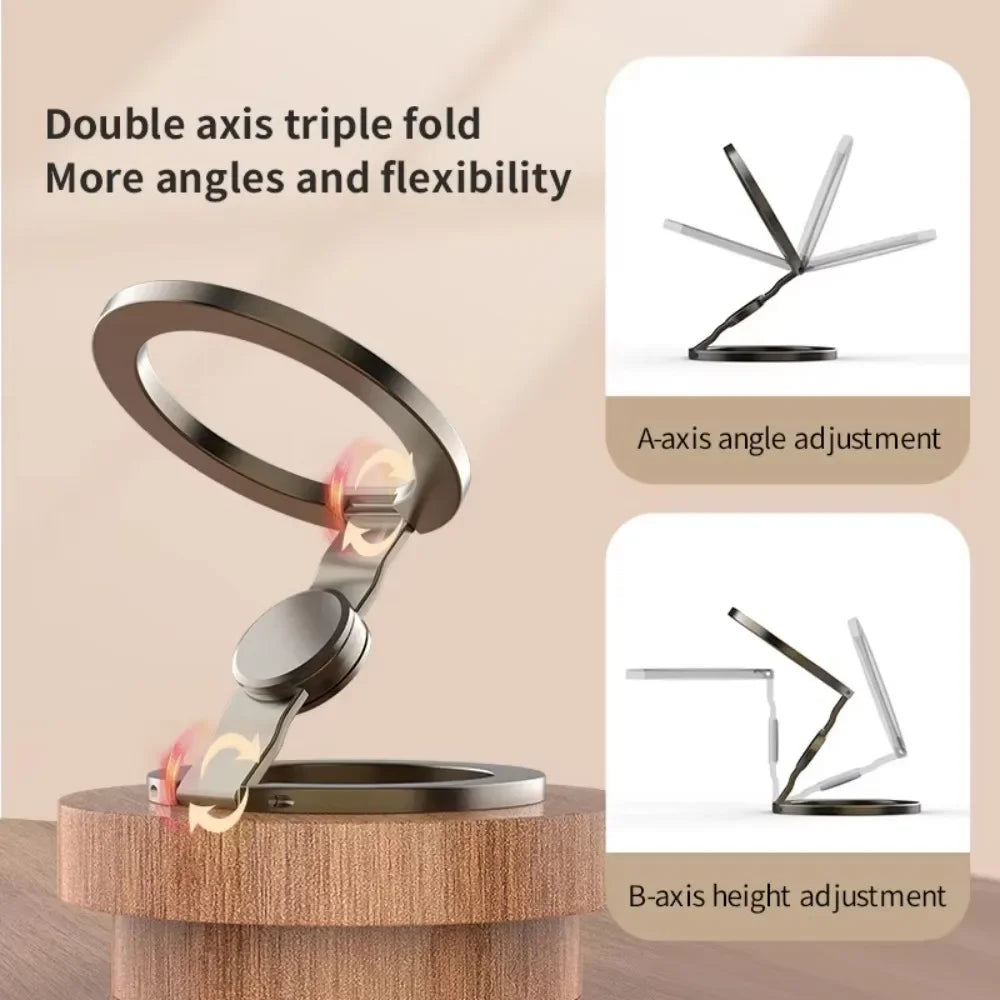Magnetic Phone Ring Holder Foldable Stand – MagSafe Compatible Phone Ring Stand Babs