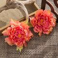 Silk Peony Artificial Flowers 10/20pcs – Wedding & Home Décor Artificial Silk Flowers Babs Red 10 pcs